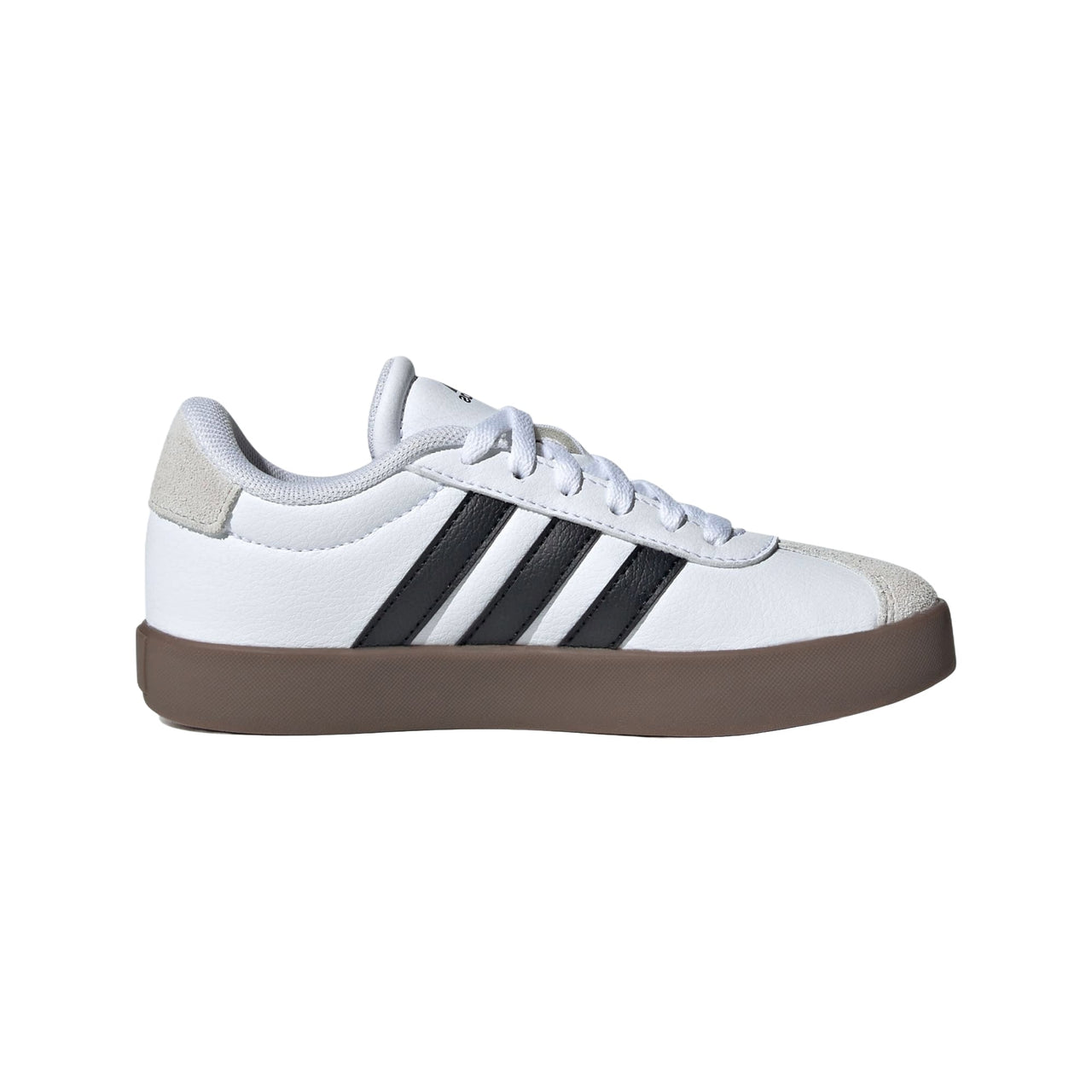 (GS) adidas VL Court 3.0 'White Black Gum' ID9062
