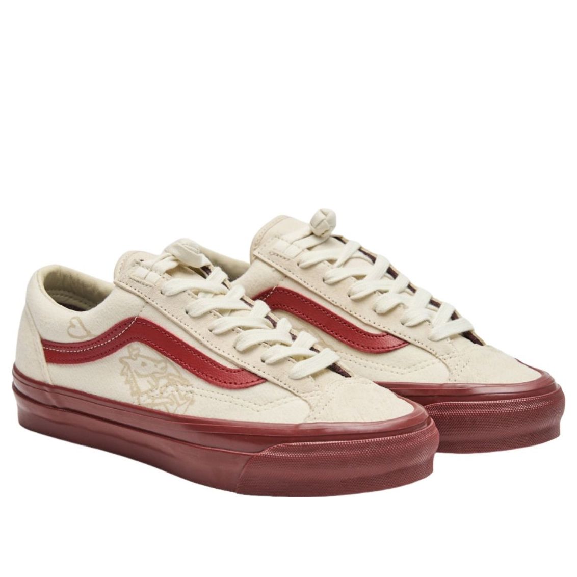 Vans x Bolin LX Old Skool 36 'Year of the Horse White Red' VN000EJUHRW