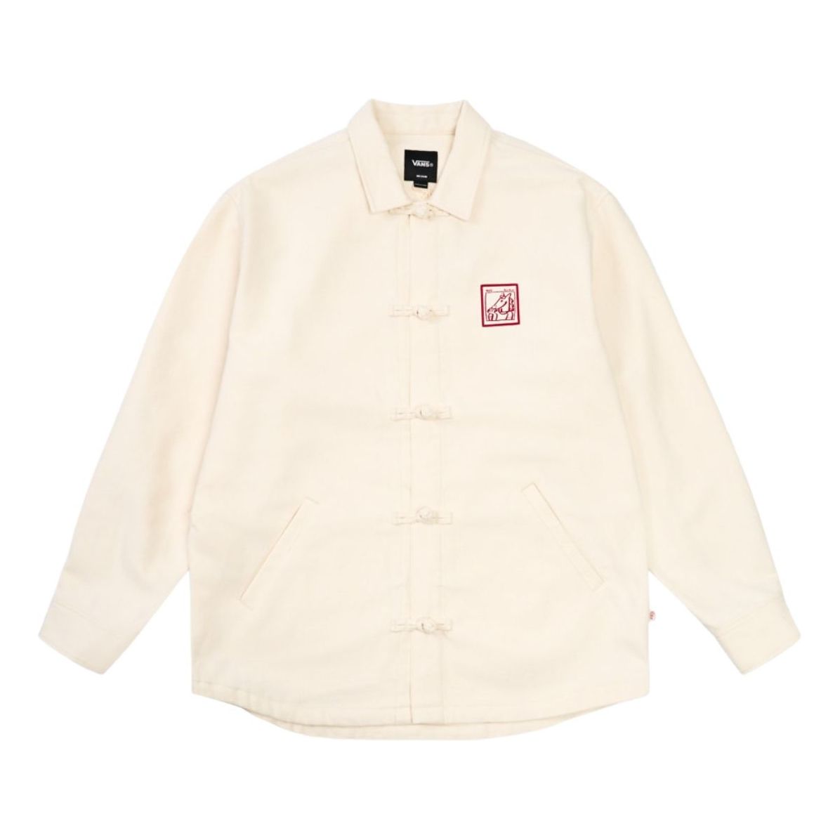 Vans x Bolin Shirt Jacket 'Year of the Horse Off White' VN000W56DJR