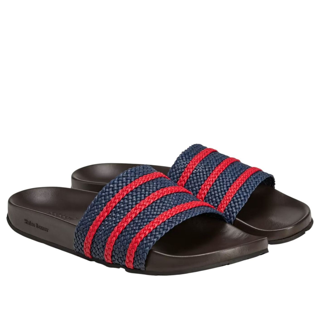 adidas x Wales Bonner Adilette Slides 'Night Indigo Better Scarlet Dark Brown' KI3388