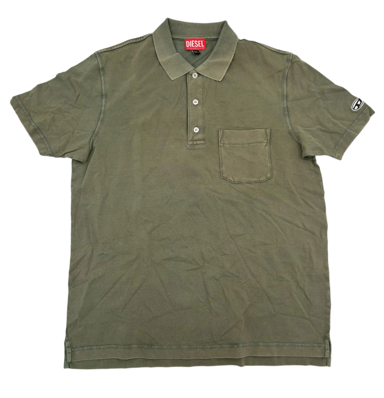 Diesel T-Worky Gray Polo Shirt