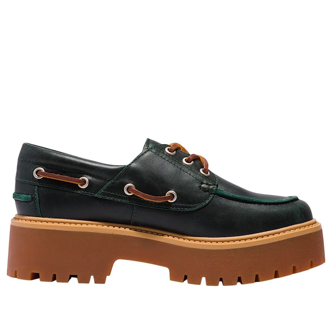 (WMNS) Timberland Stone Street Premium Boat 'Dark Green' TB0A2QGFEA1