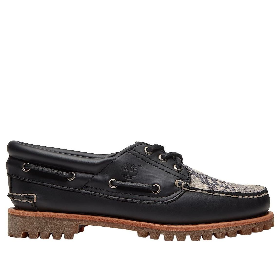 (WMNS) Timberland Authentic Boat Shoe 'Snake Black' TB0A2GNVAFT