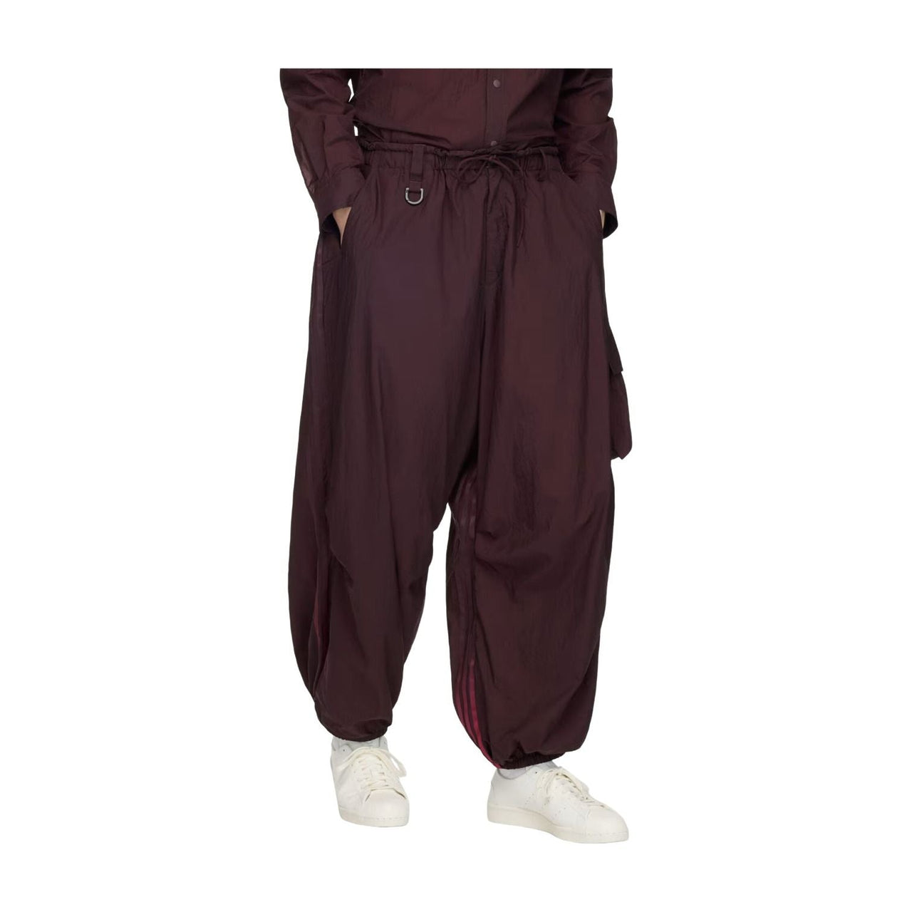 adidas x Y-3 Gradient 3-Stripes Cargo Pants 'Night Red' KU4584