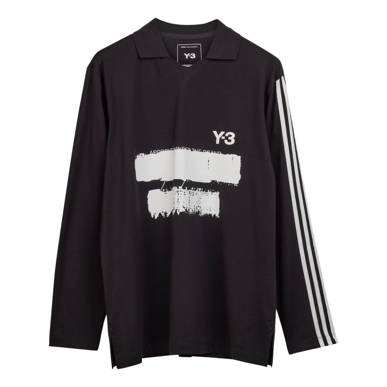 adidas Y-3 Graphic Logo Long Sleeve Top Asia Sizing 'Black' JN4876