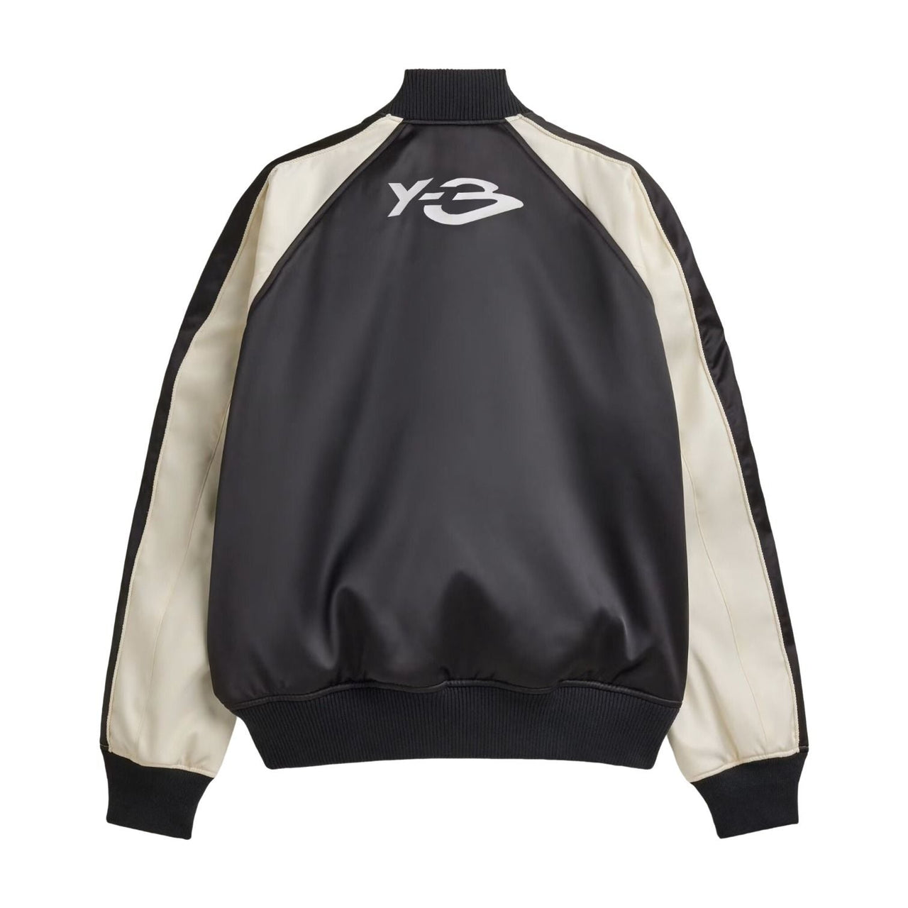 adidas x Y-3 Liquid Logo Satin Souvenir Jacket 'Black Cream White' LD4359