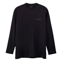 adidas Y-3 Logo Long Sleeve T-shirt 'Black' JE9280