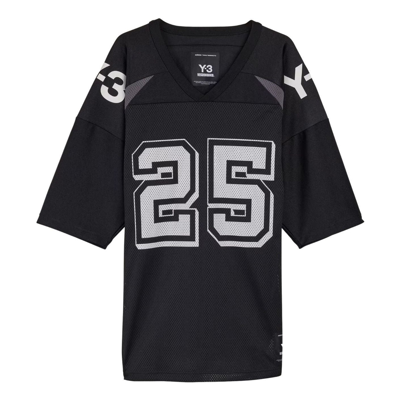 adidas Y-3 NBHD Football Jersey 'Black' JW6997