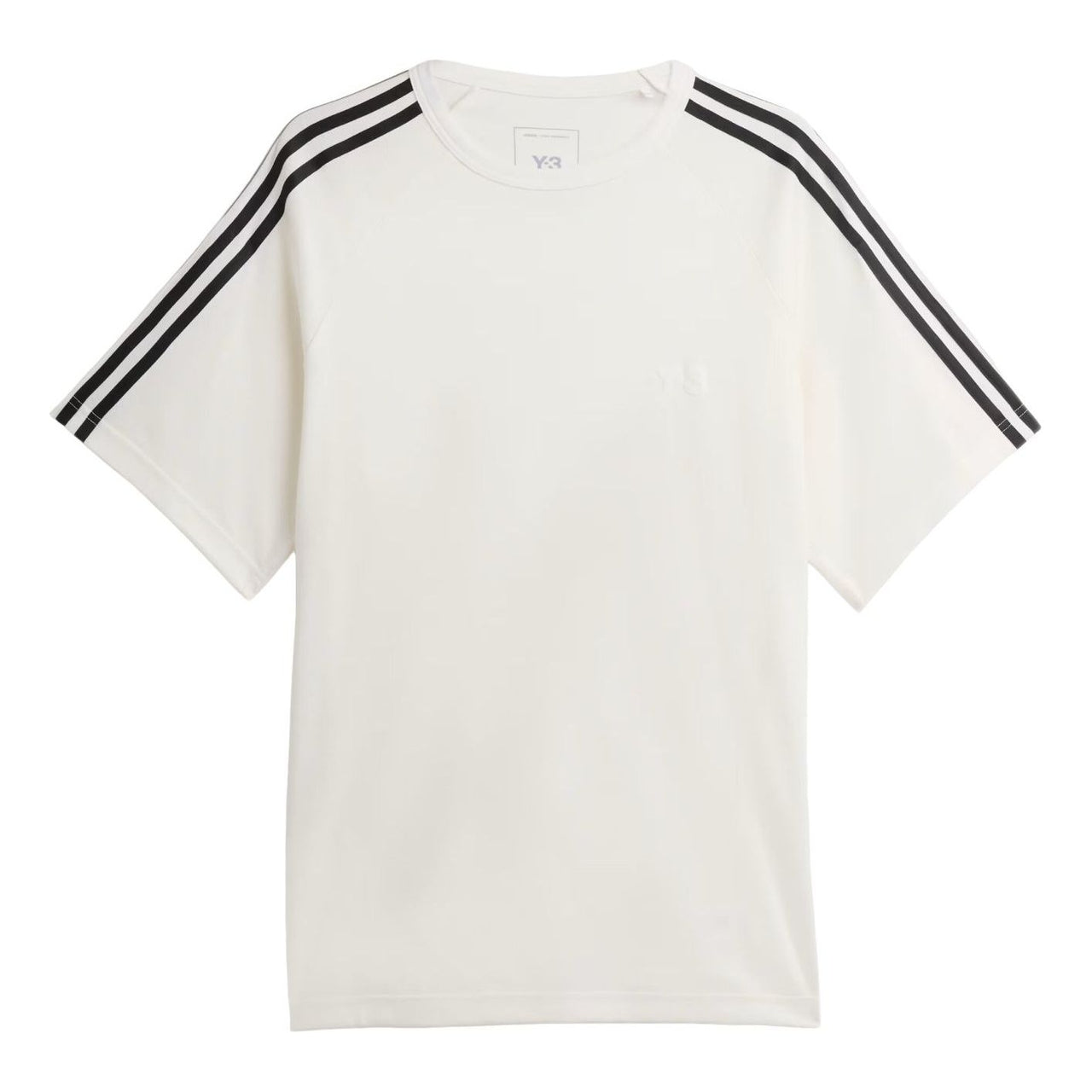 adidas Y-3 Short Sleeve Tee 3-Stripes T-Shirt 'Core White' JY8187