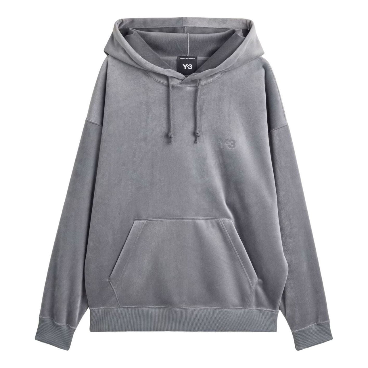 adidas x Y-3 Velvet Corduroy Hoodie Asia Sizing 'Grey Five' KU2196