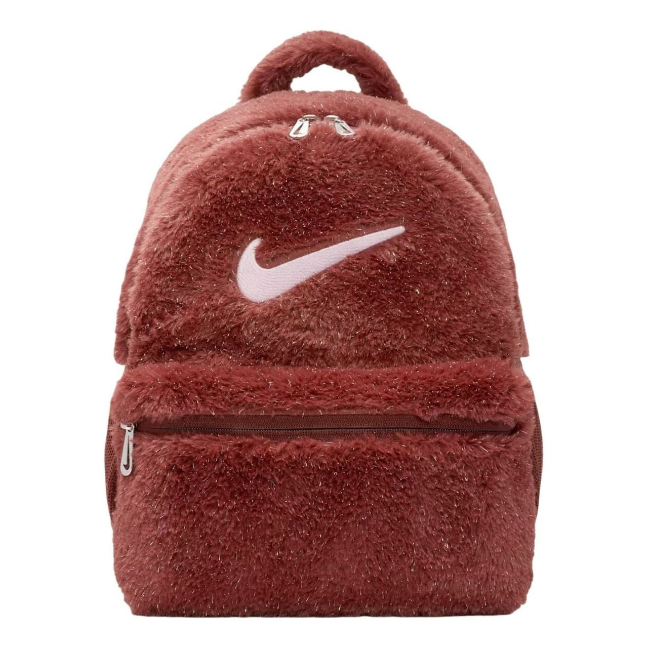 (GS) Nike Faux Fur 11L Backpack 'Dark Pony Pink Foam' FZ1330-231