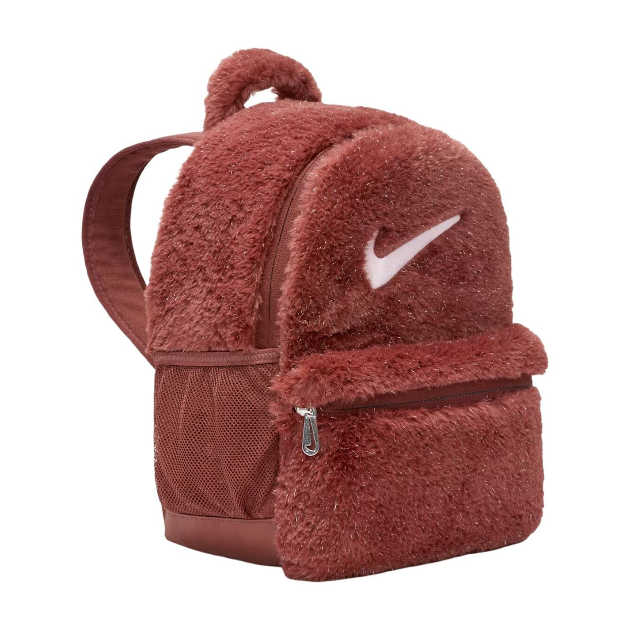 (GS) Nike Faux Fur 11L Backpack 'Dark Pony Pink Foam' FZ1330-231