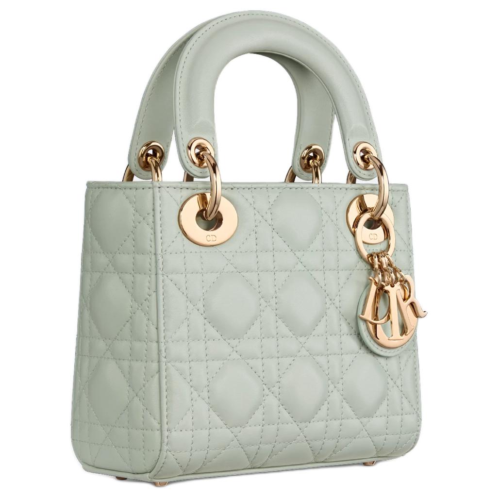 DIOR Lady Dior Lambskin Dior Bag Shoulder Bag Crossbody Bag Handbag Mini Women's Bright Green