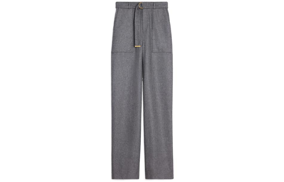 CELINE Casual Pants Women's Light Gray