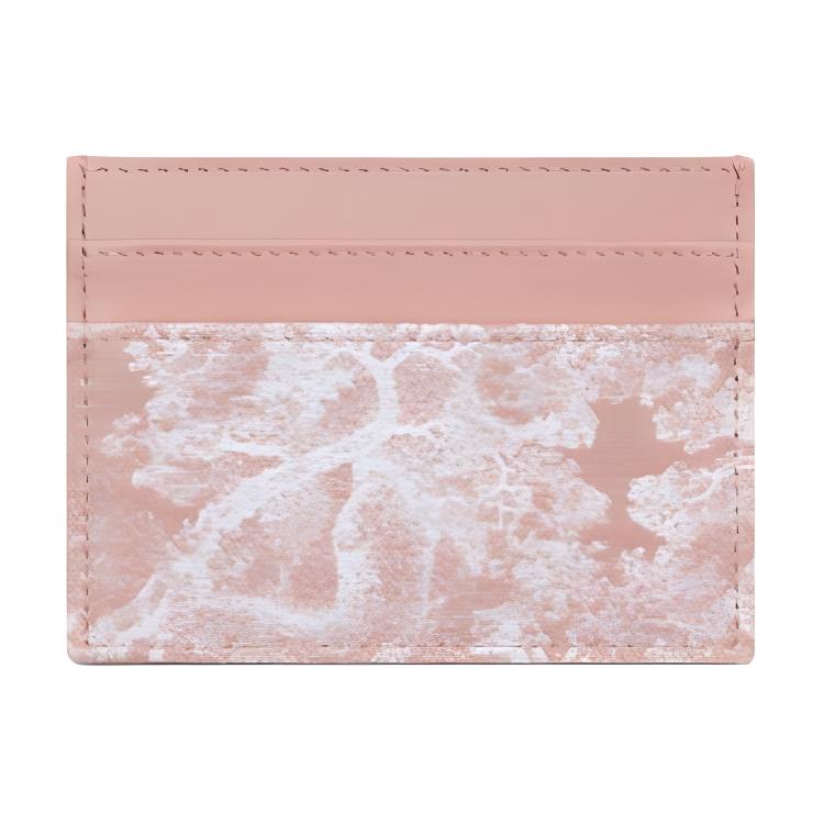 DIOR 30 Montaigne Fabric Jacquard Card Holder Women's Pink
