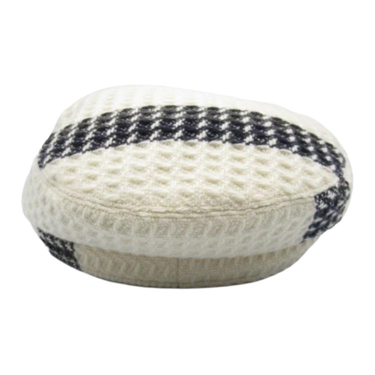 CHANEL 1986-1988 Waffle-knit Casquette Hat