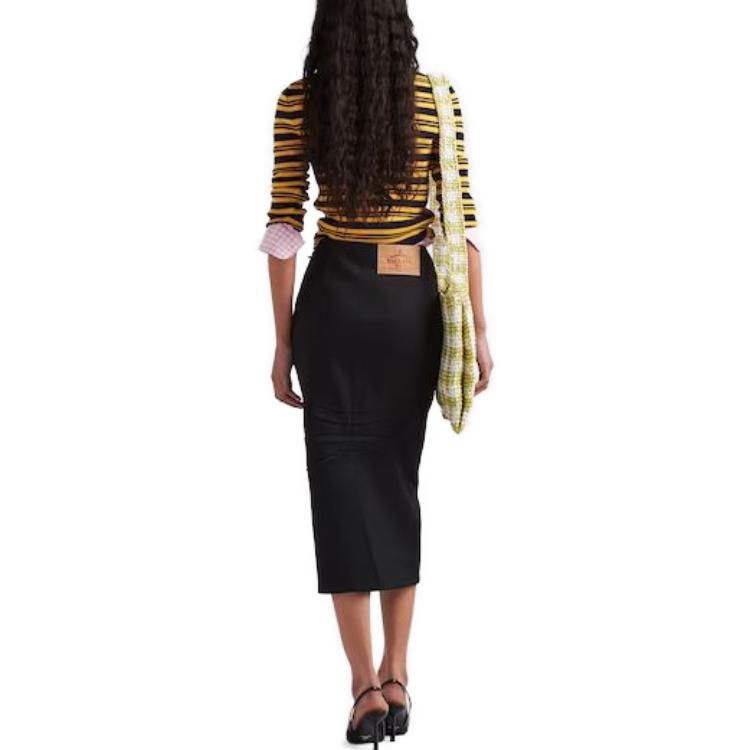 PRADA Casual Long Skirts Women's Black