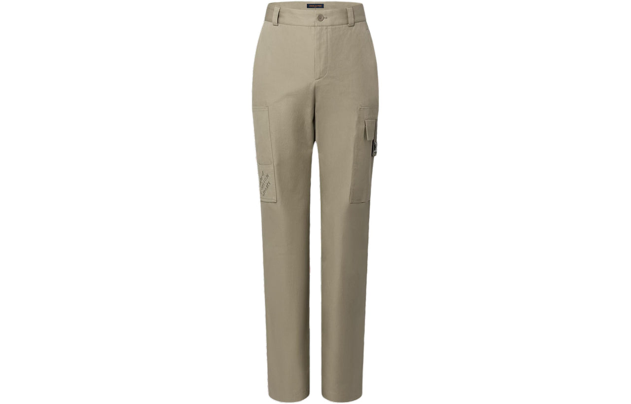 LOUIS VUITTON SS24 Cargo Pants Men's Khaki