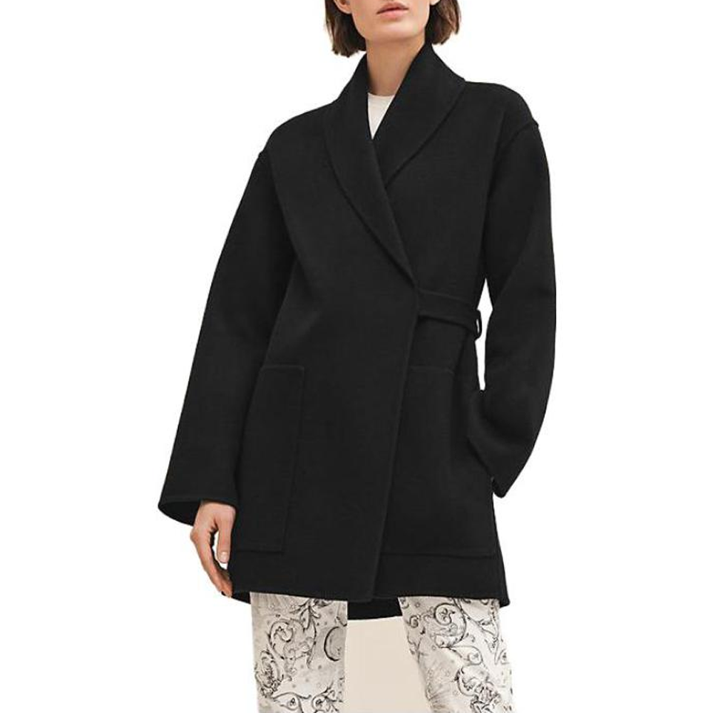 HERMES FW23 Coats Women's Black
