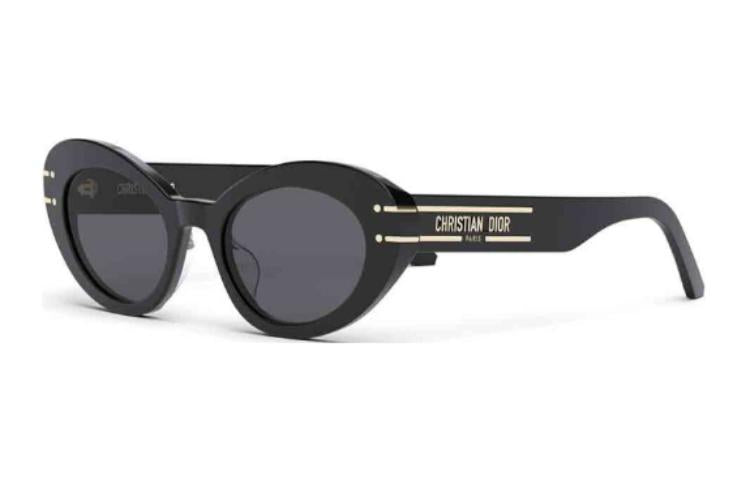 DIOR Oval Sunglasses Women's Black