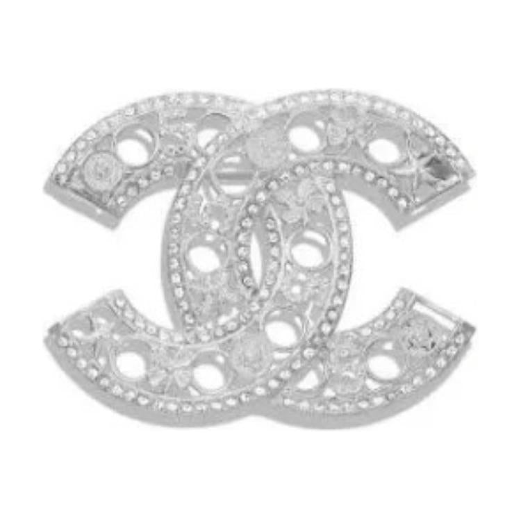 CHANEL Brooches Women's Silver