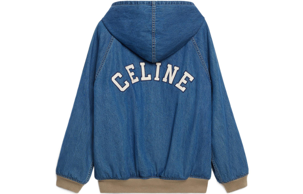CELINE Denim Jackets Women's Blue