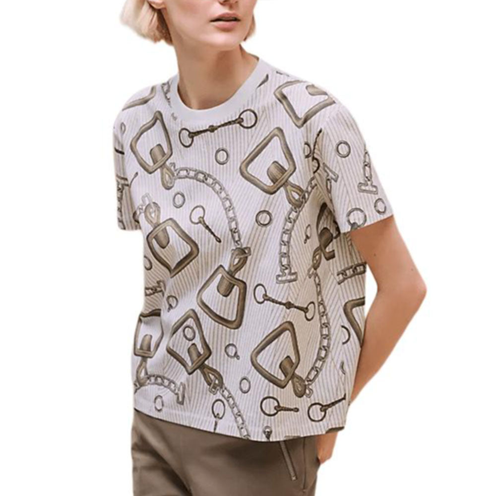 HERMES T-Shirts Women's White