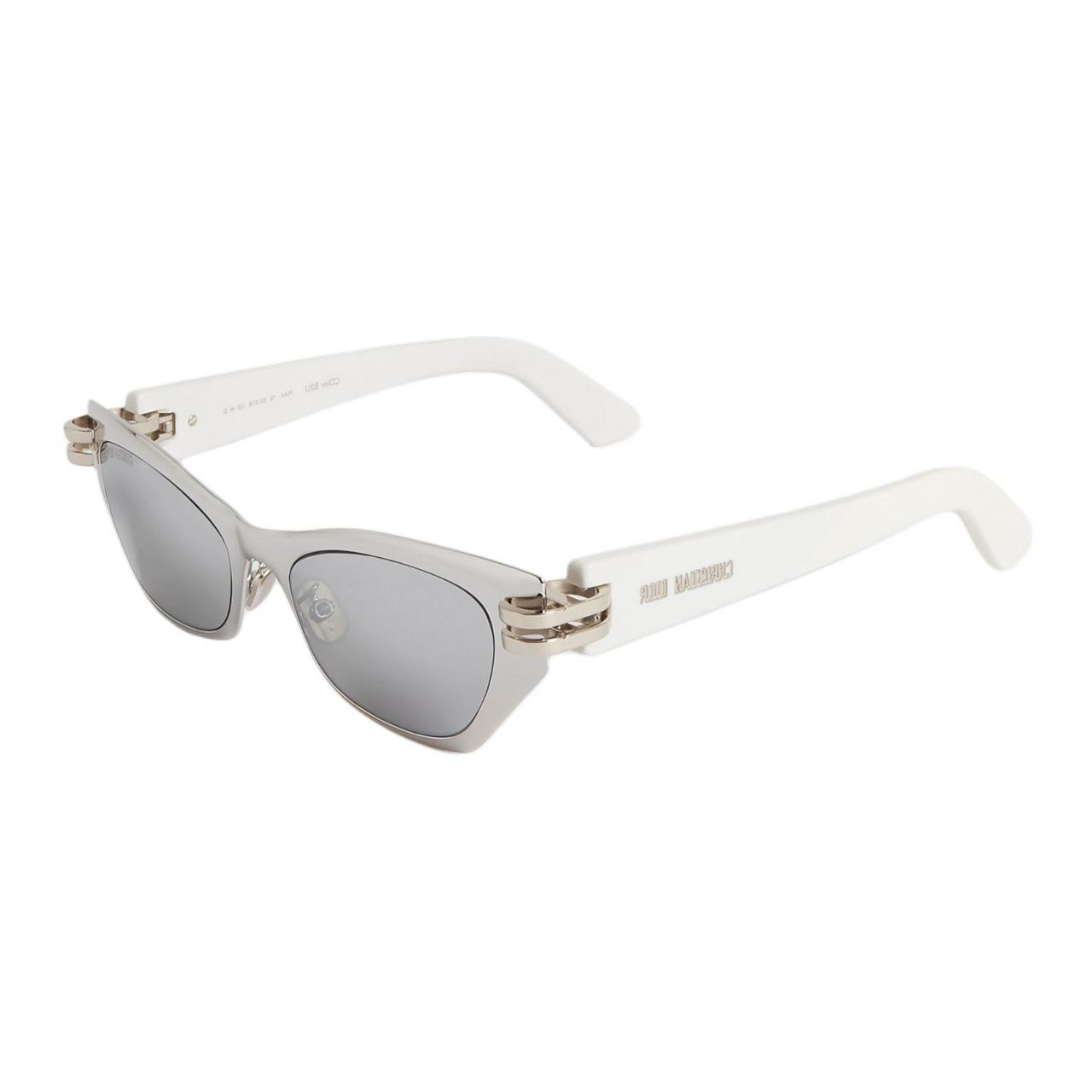 DIOR Acetate Cat Eye Sunglasses Women's Silver