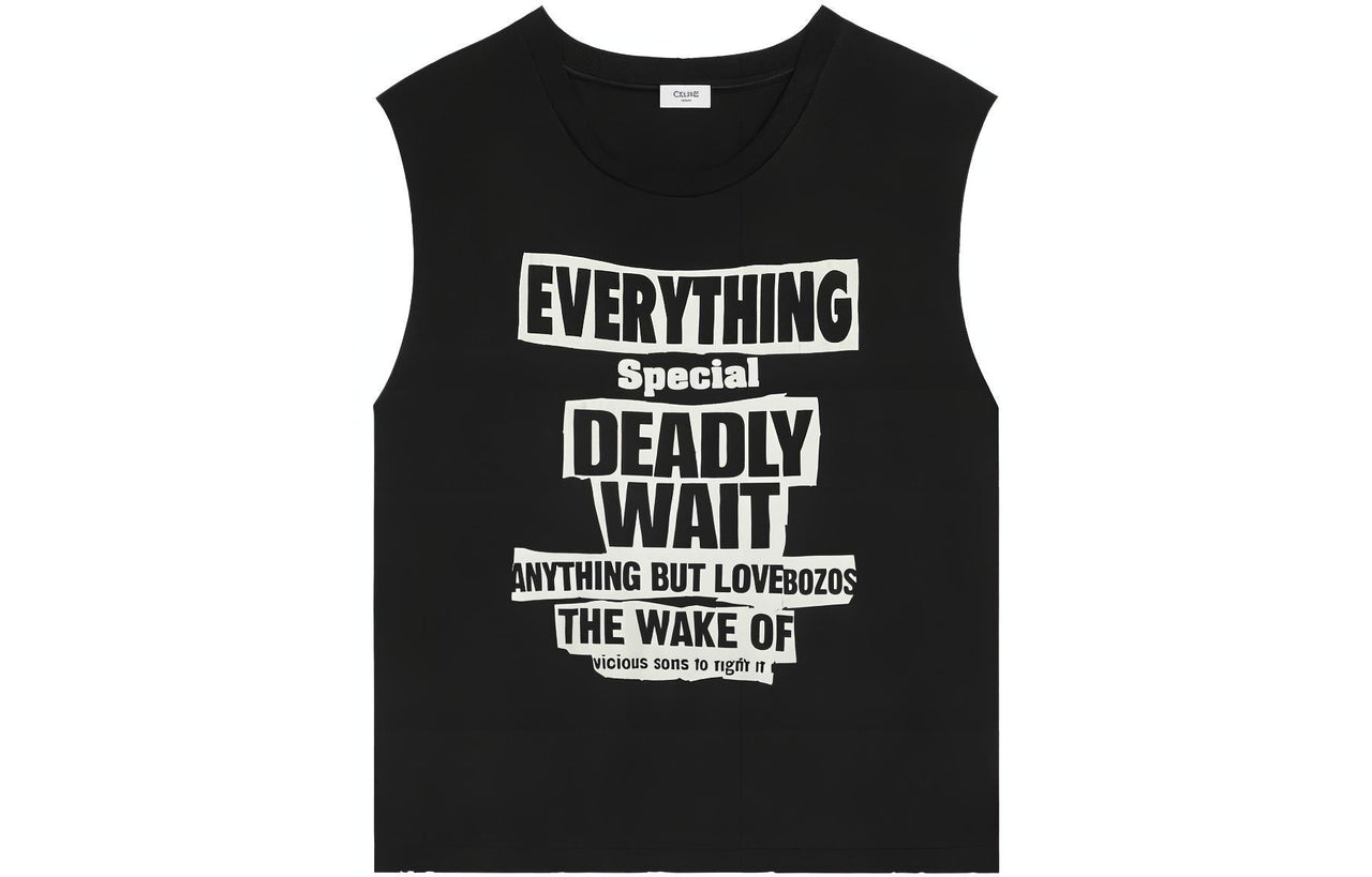 CELINE FW23 Tank Tops Men's Black