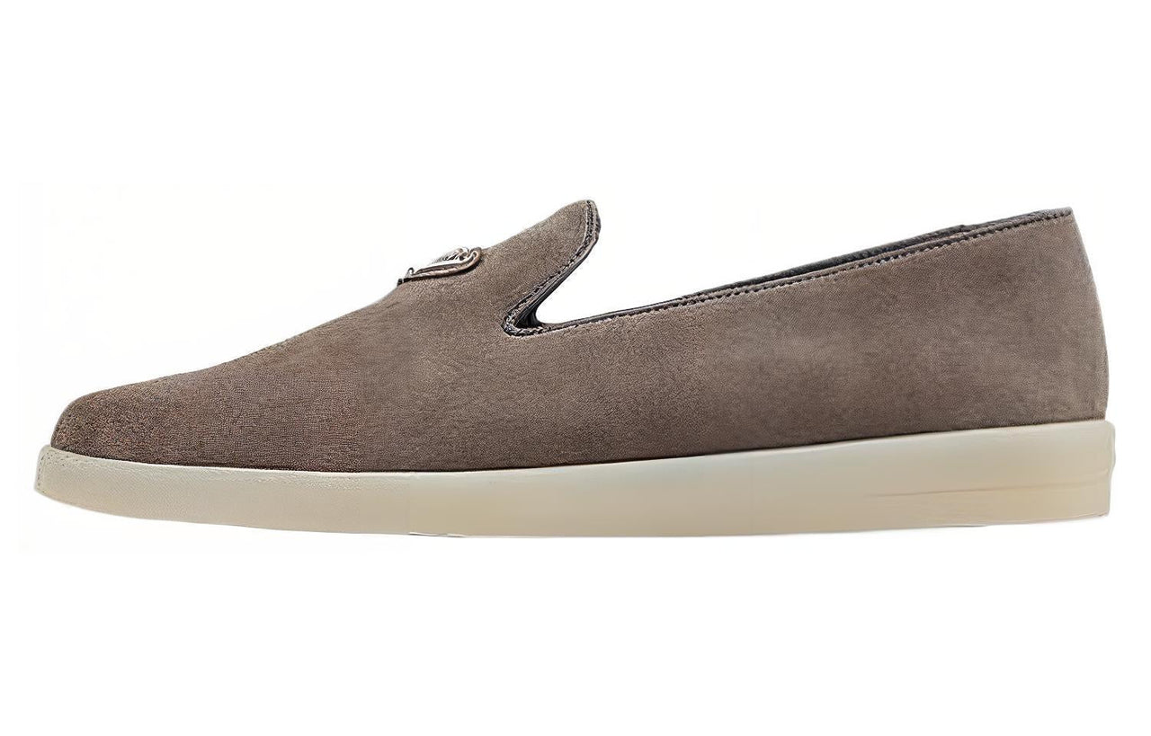 PRADA Casual Shoes Men's Sand Gravel Gray