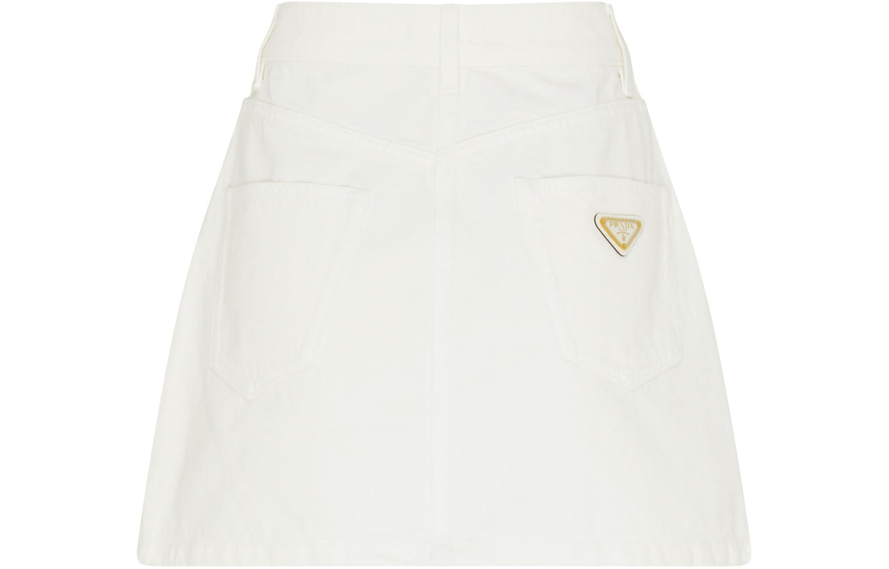 PRADA Denim Mini Skirt