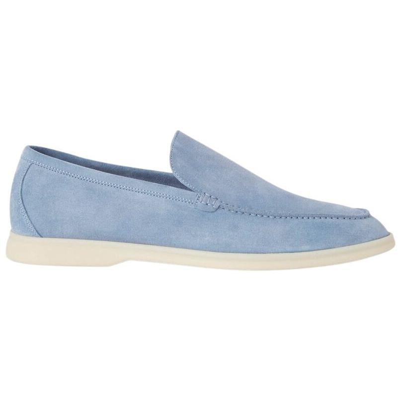 Loro Piana Summer Walk Loafers Men's Blue