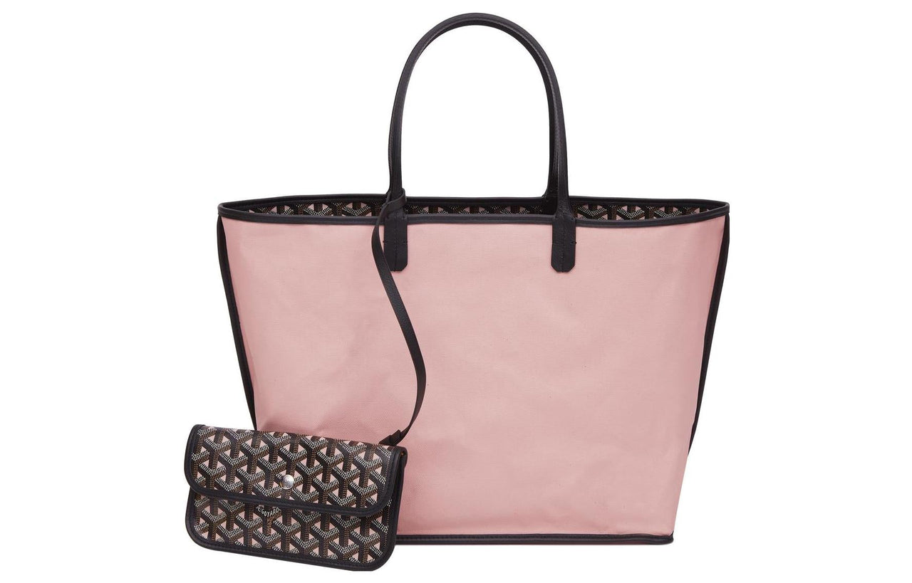 GOYARD Saint Louis Claire-Voie Canvas With Calfskin Combo Bag Tote Bag Shopping Bag Shoulder Bag Handbag Women's Pink