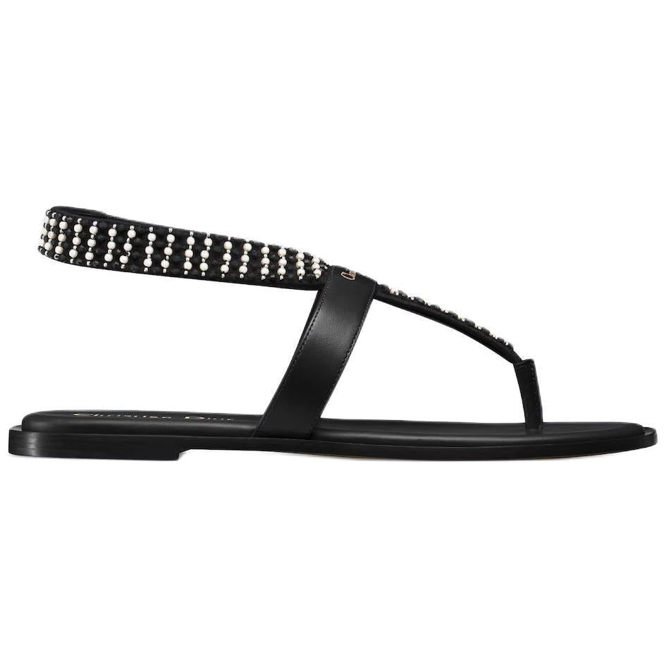 DIOR Eclat One Strap Sandals Women's Black