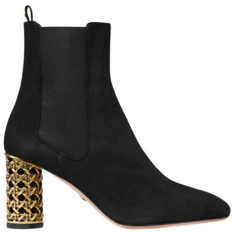 DIOR Icon Short Chelsea Boots 8cm Women's Black