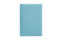 HERMES Calvi Duo Mysore Goat Skin Card Holder Mini Women's U2 Bleu Zephyr And Storm Blue