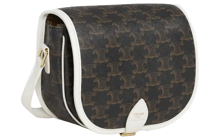 CELINE Cow Leather Messenger Bag, Handbag, Shoulder Bag Women's