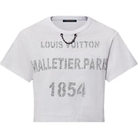 LOUIS VUITTON Stencil Signature Crop Top