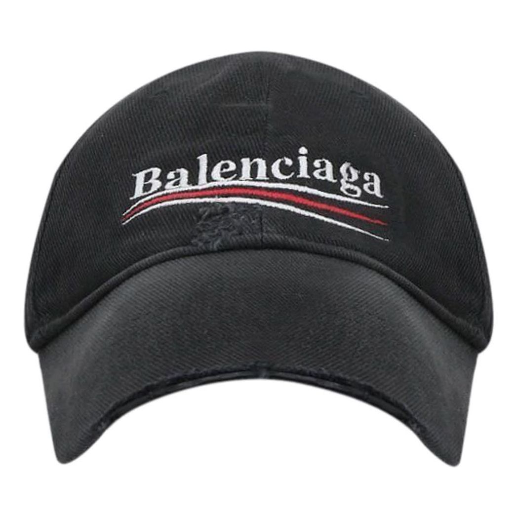 Balenciaga Political Campaign Distressed Cap 'Grey' 673320410B20107