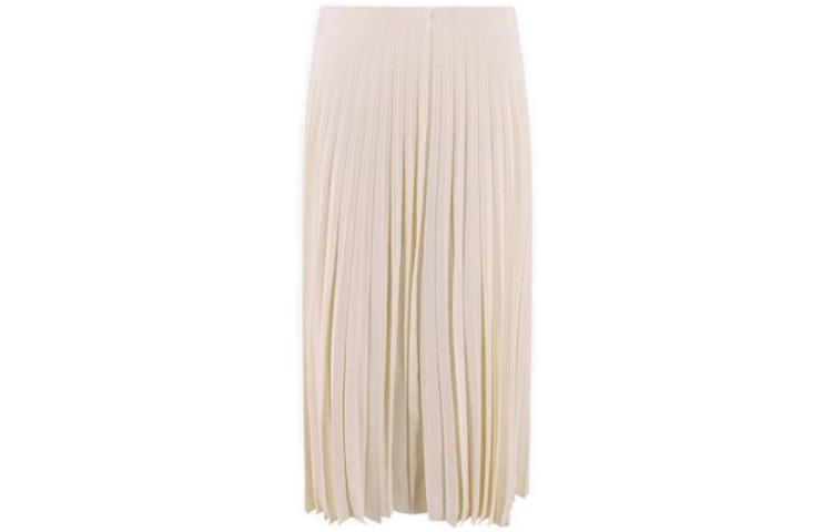 CELINE Casual Long Skirts Women's Ecru