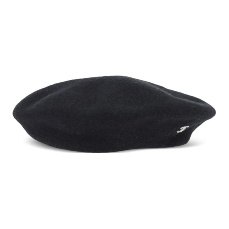 CHANEL 1990s 2000s Cc Wool Beret