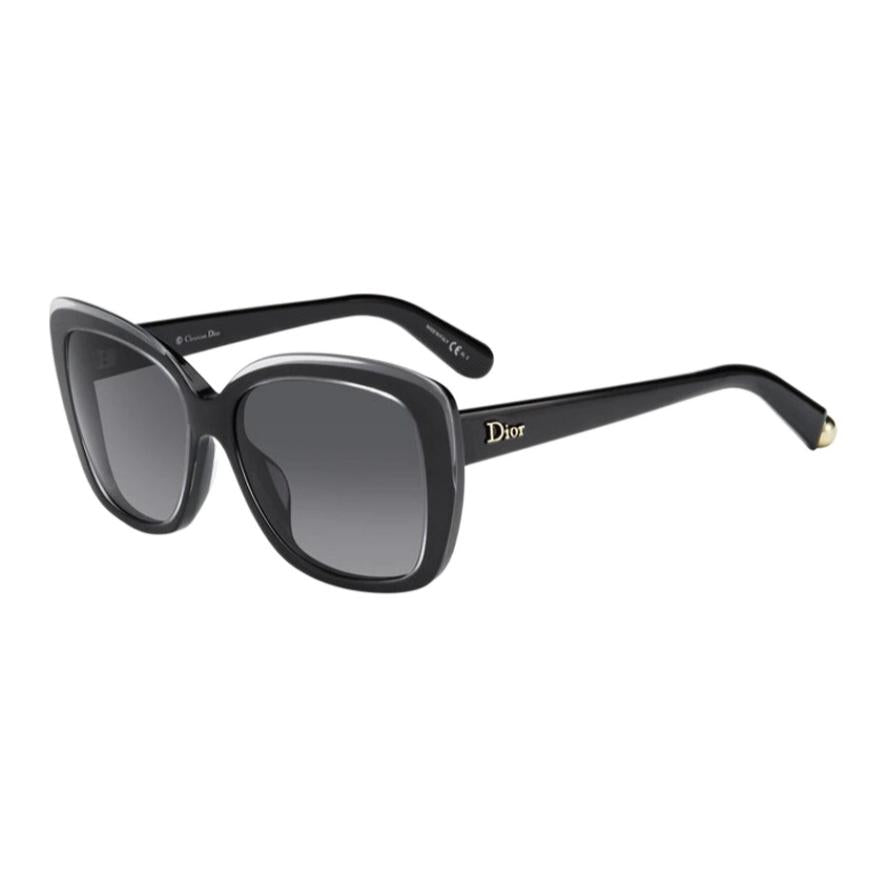DIOR Acetate Butterfly Sunglasses Women's Black