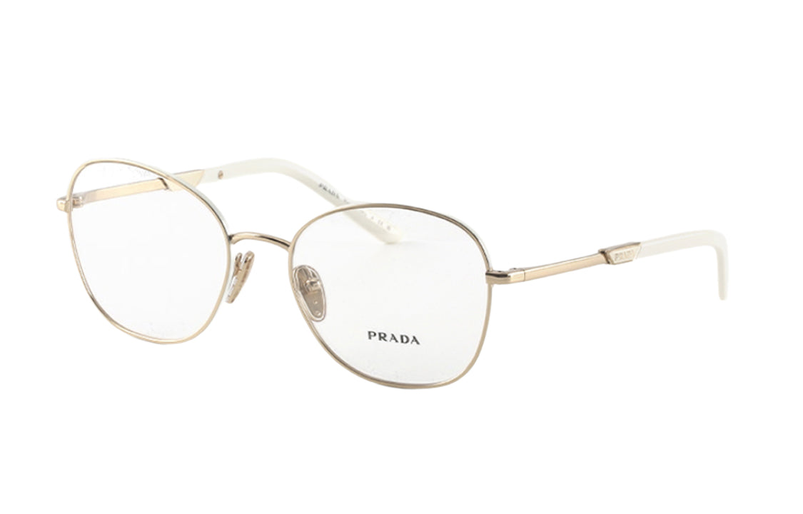 PRADA Eyeglass Frames Women's Gold