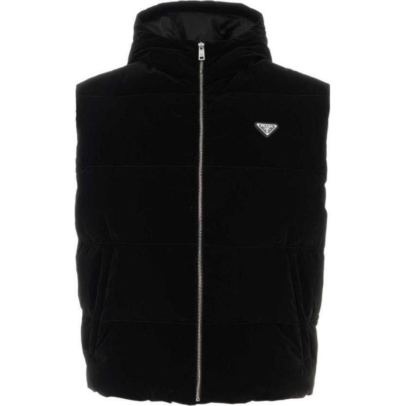 PRADA Enamel Triangle-logo Gilet