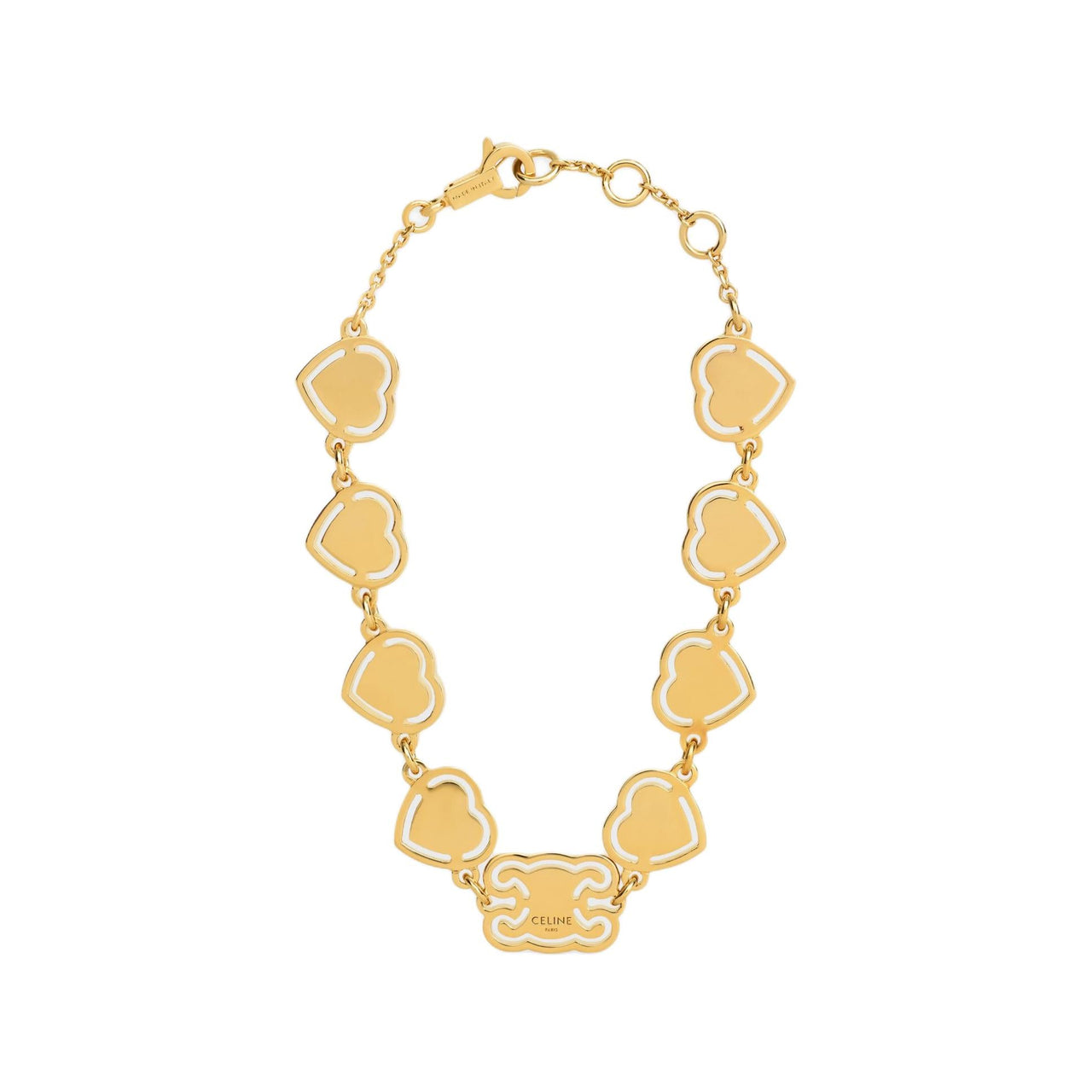 CELINE Cœur CELINE Bracelet In Brass With Gold Finish