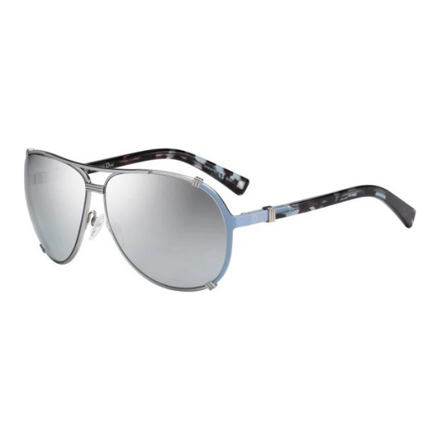 DIOR Metal Aviator Sunglasses Unisex Tortoiseshell