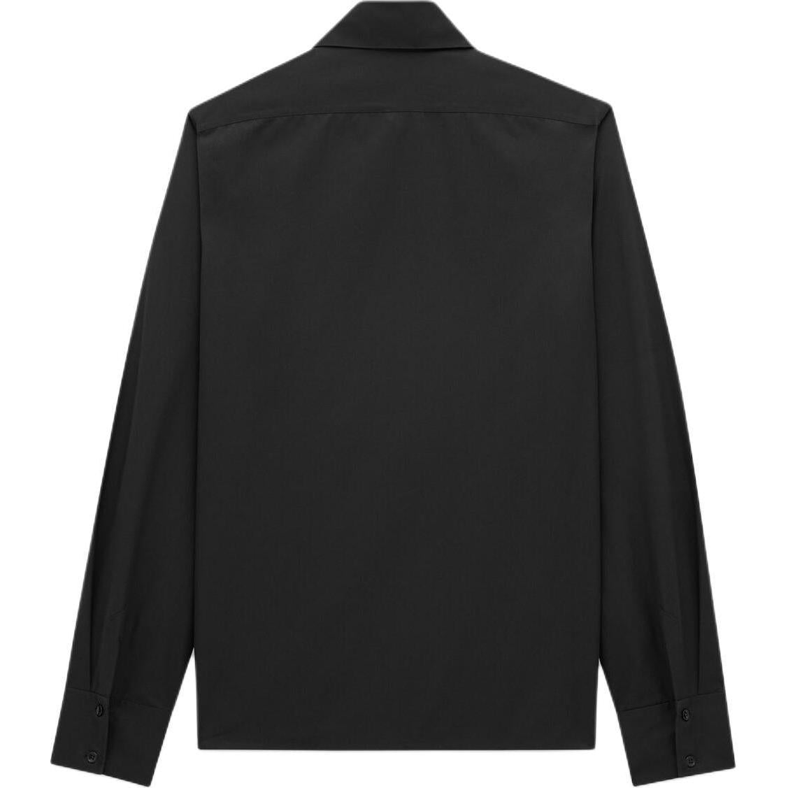 SAINT LAURENT Cassandre Buttoned Straight Hem Shirt
