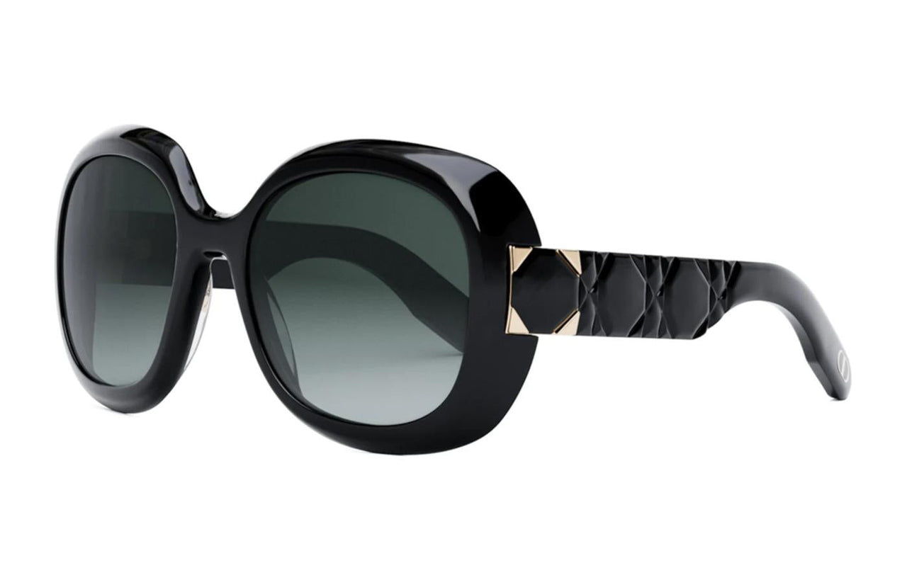 DIOR Acetate Square Sunglasses Women's Black