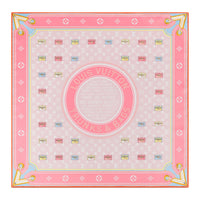 LOUIS VUITTON Silk Silk Scarves Women's Pink