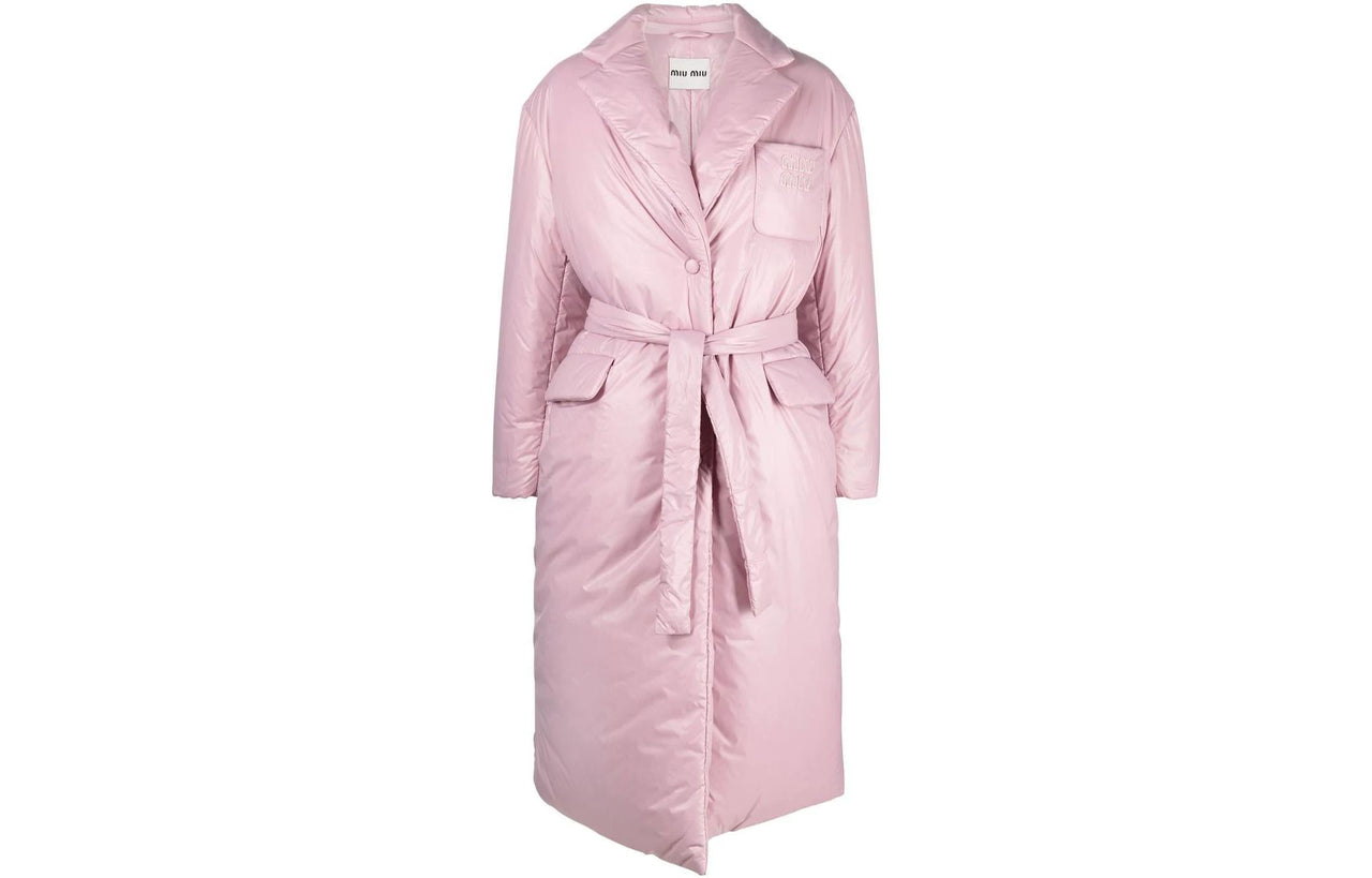 MIU MIU Parka Coats Women's Pink